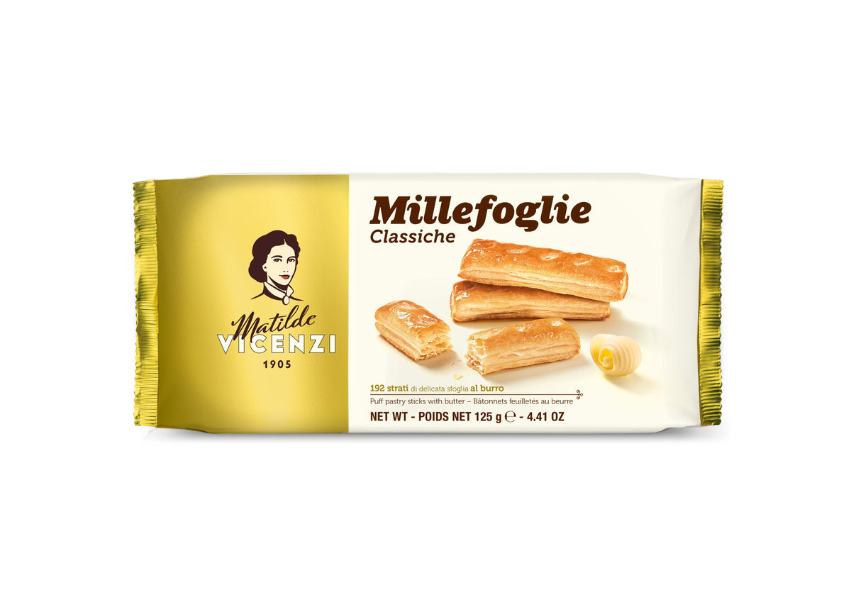 VICENZI Millefoglie Puff Pastry Cookies with Butter 125g