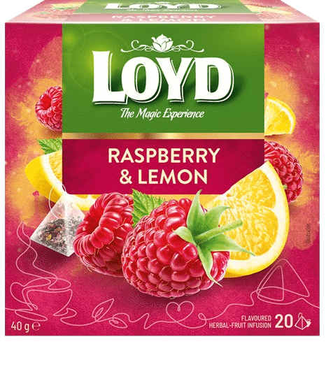 LOYD RASPBERRY & LEMON Flavor Fruit Tea 40g