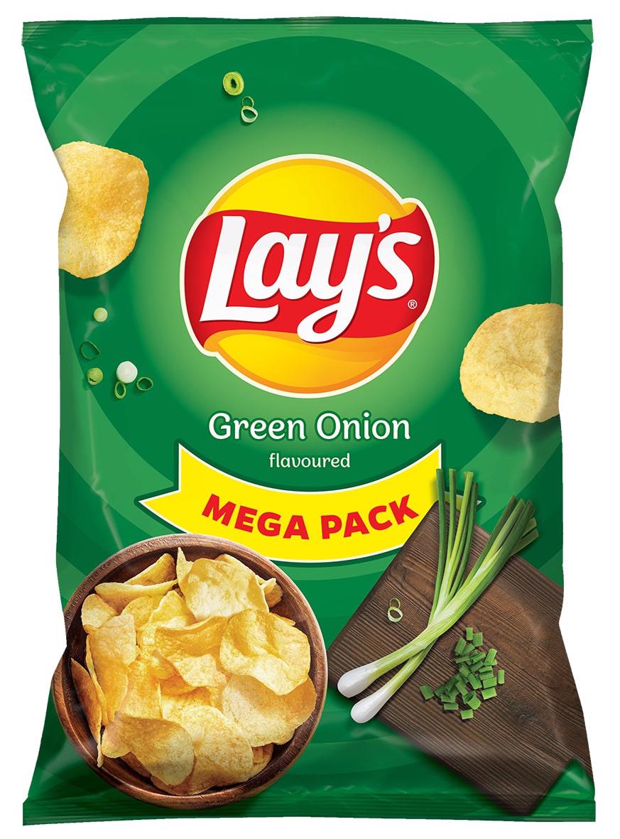 LAYS Green Onion Flavor Potato Chips 200g