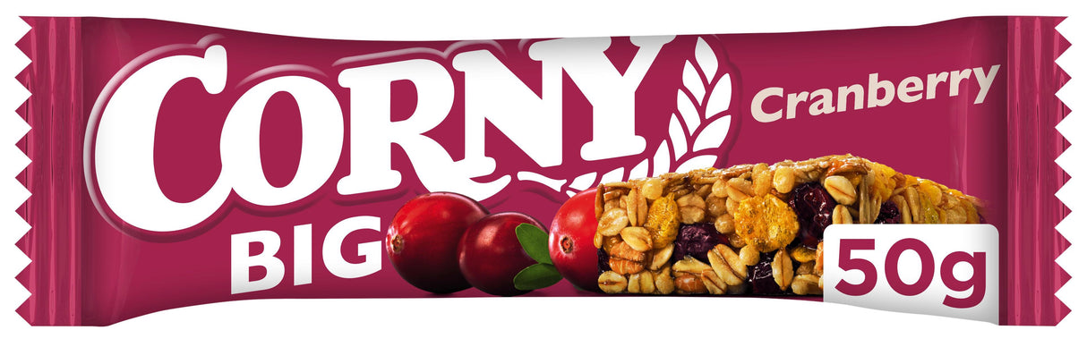 CORNY Cranberry Flavor Breakfast Cereal Bar 50g 1.8oz