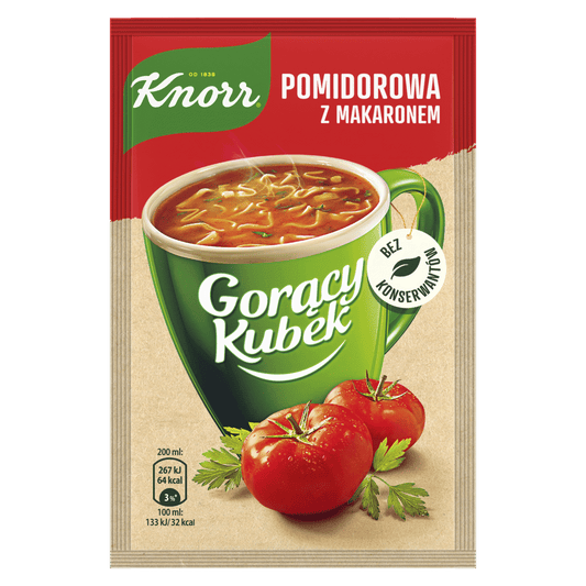 KNORR Tomato with Noodles Instant Soup Sachet 19g 0.67oz