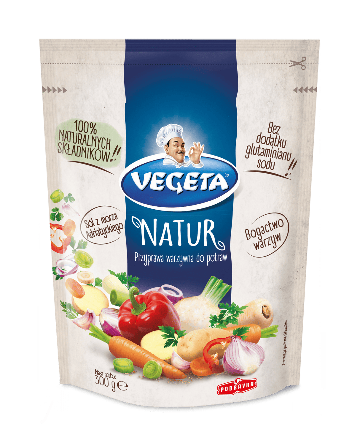VEGETA NATUR Universal All Purpose Seasoning Spice Mix 100% Natural Ingredients 300g
