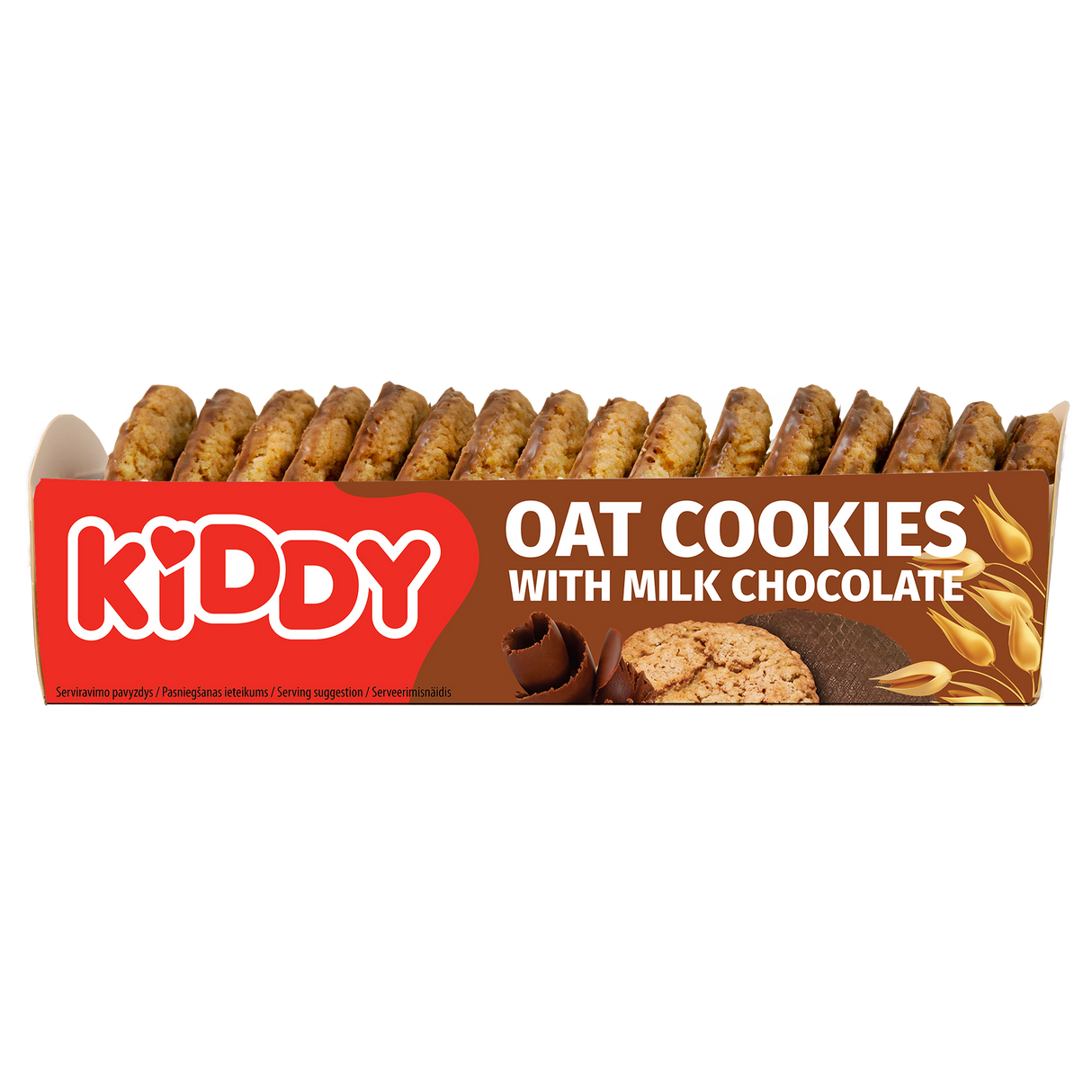 KIDDY Oat Cookies with Milk Chocolate 210g