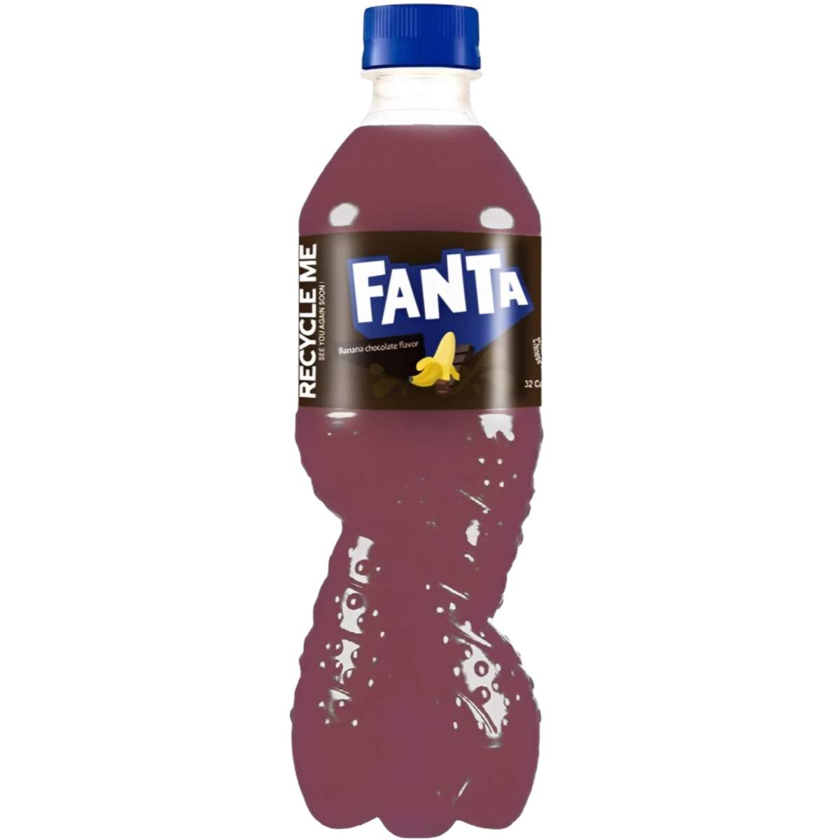 FANTA BANANA & CHOCOLATE Flavor Lemonade Sparkling Drink 500ml