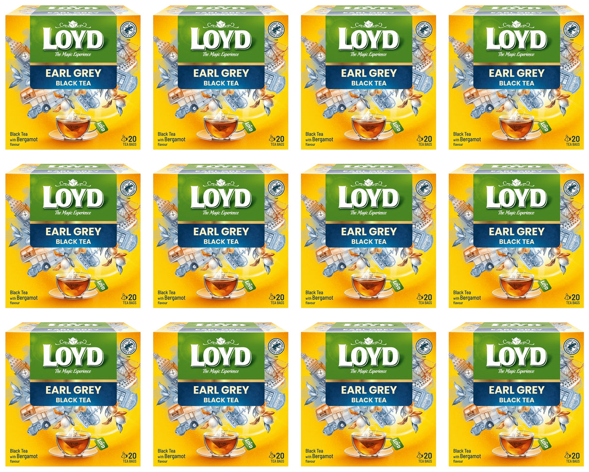 LOYD EARL GREY Black Tea 12 x 40g