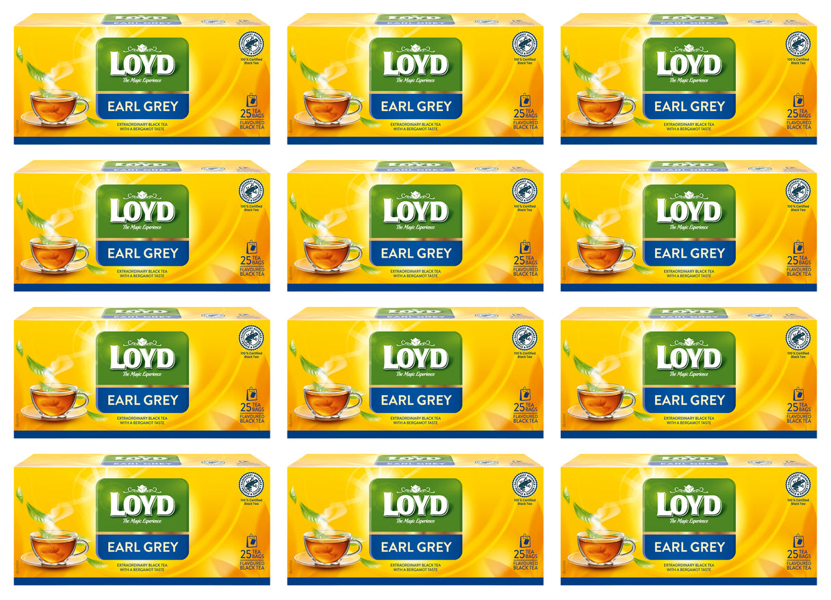 LOYD EARL GREY Black Tea 12 x 50g