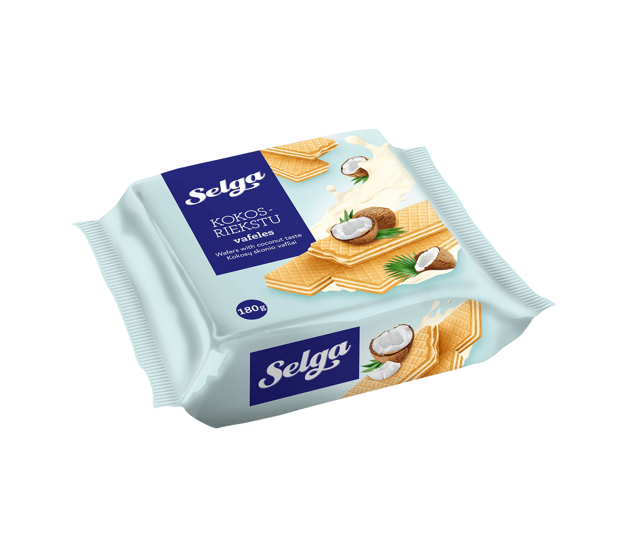 SELGA Coconut Flavor Wafers 180g