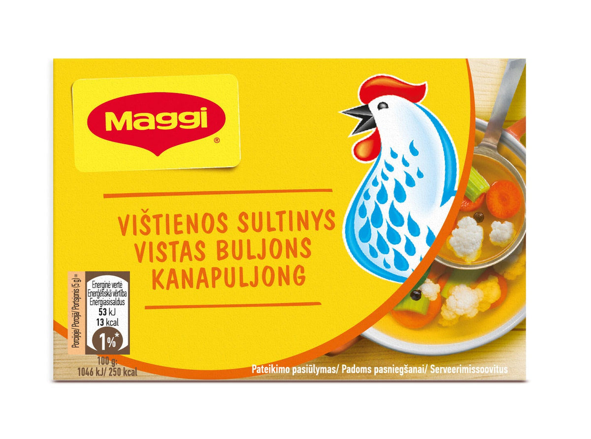 MAGGI Chicken Broth Cubes Bouillon Soup Cubes 80g