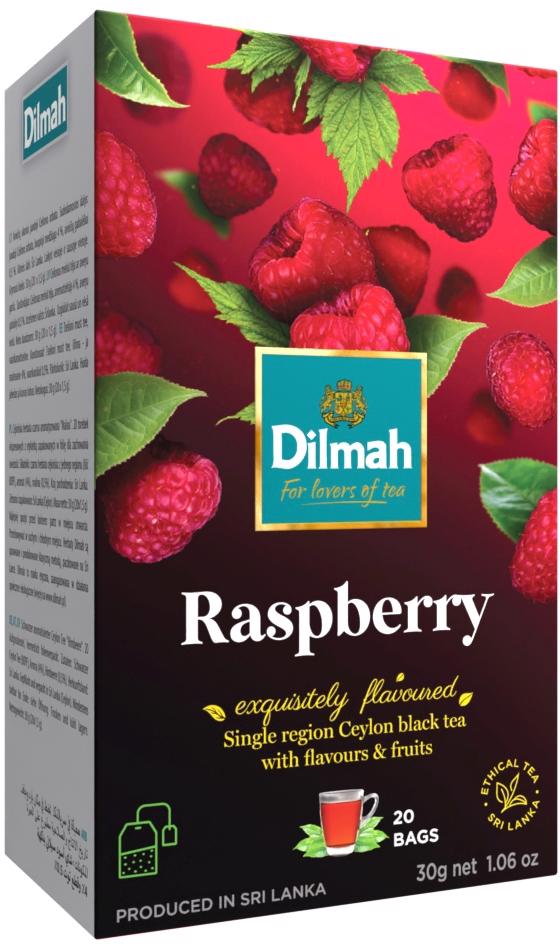 DILMAH RASPBERRY Flavor Ceylon Black Tea 30g