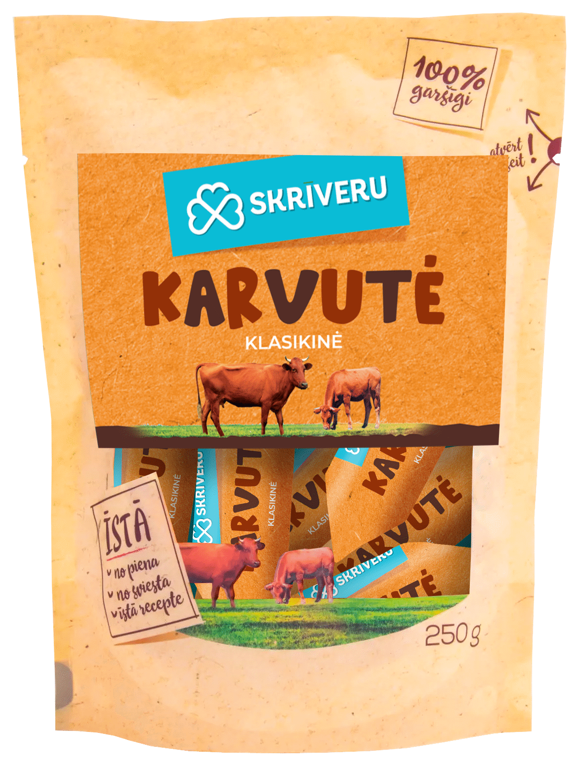 SKRIVERU KARVUTE Caramel Fudge Candies 250g