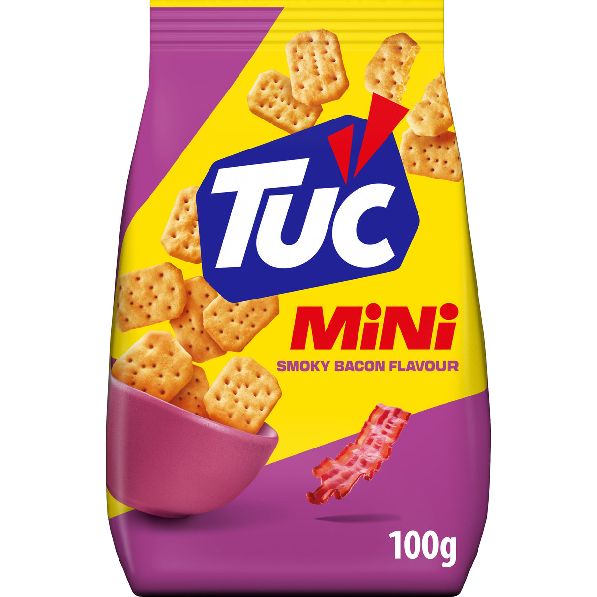 TUC MINI SMOKY BACON Flavor Crackers 100g 3.5oz