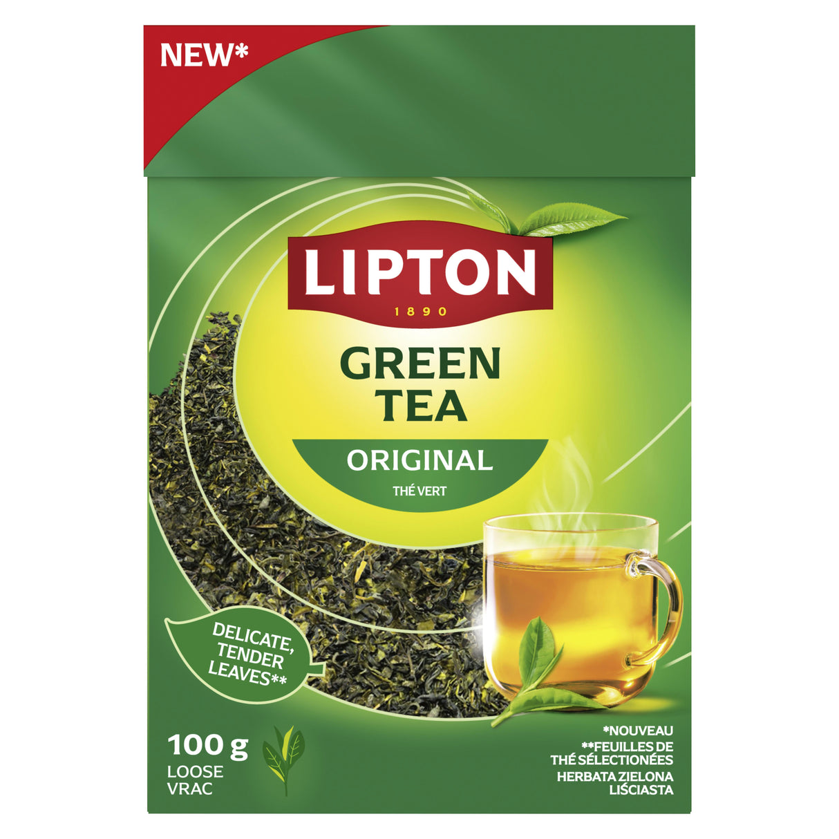 LIPTON GREEN TEA ORIGINAL Loose Tea 100g 3.5oz