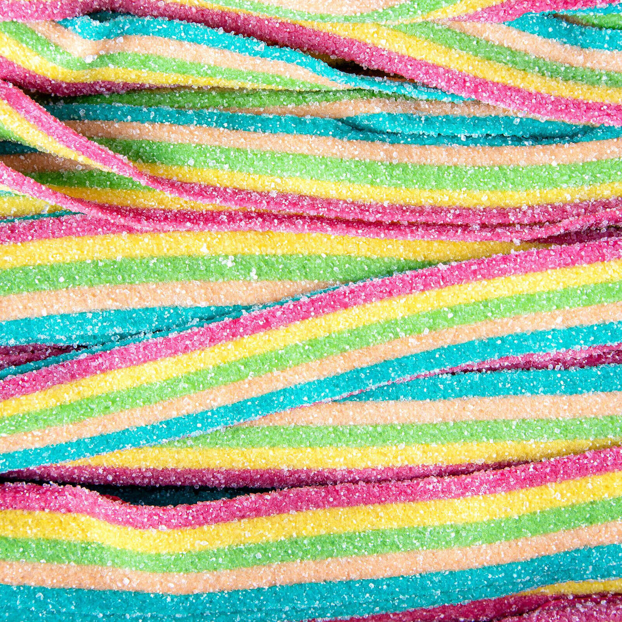 HARIBO MIAMI Sour Sugar Coated Rainbow Belts Gummi Candy Party Sharing Box 39oz