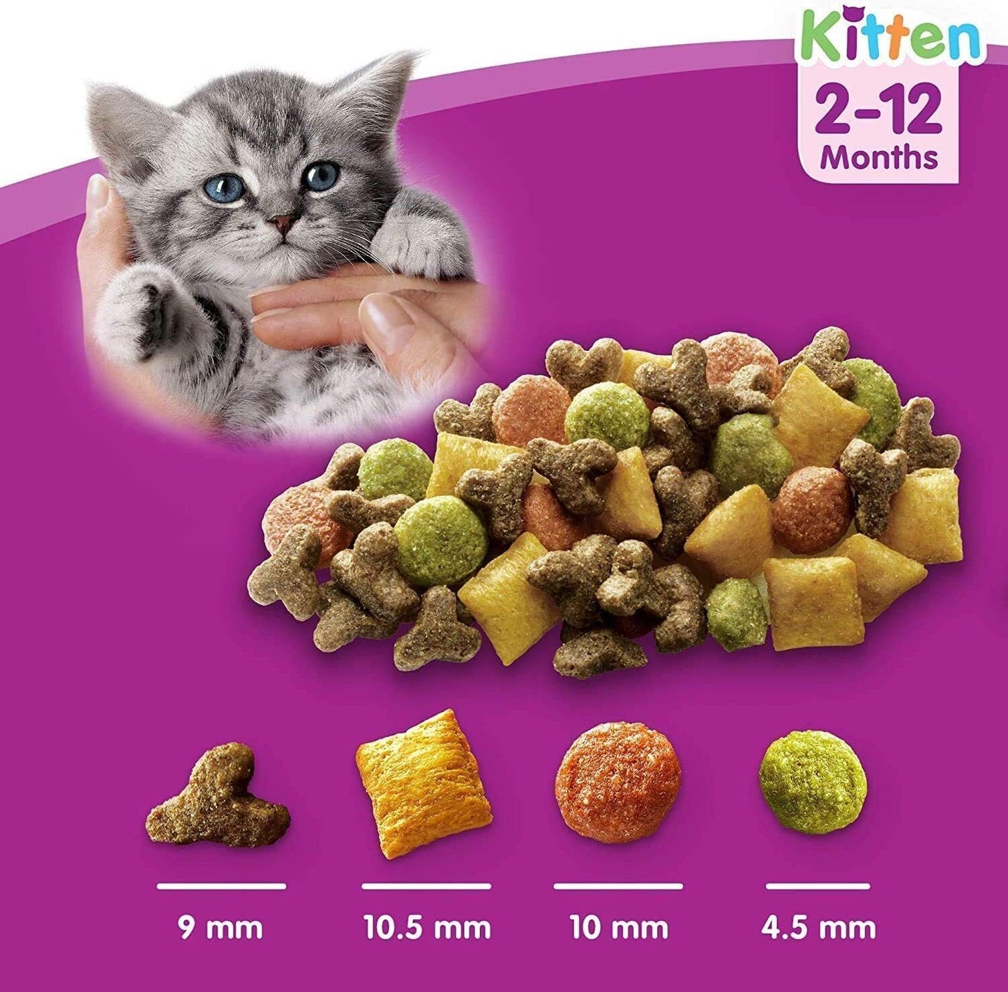 WHISKAS JUNIOR Cat Food up to 1 Year Treat with Chicken 300g 10.6oz