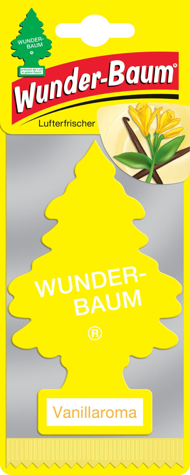 8 WUNDER BAUM VANILLAROMA Car Scents Hanging Little Trees Air Freshener