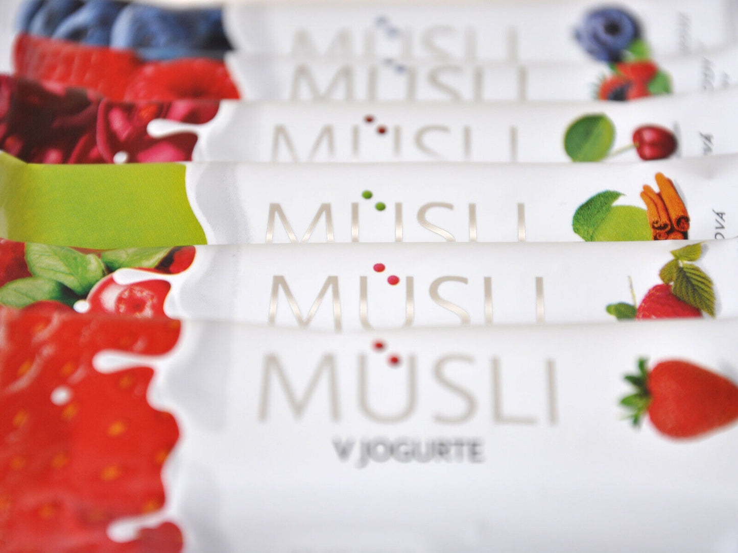 10 Tekmar Muesli Healthy Cereal Bars Cherry Wild Berry Blackcurrant 30g 1.06oz