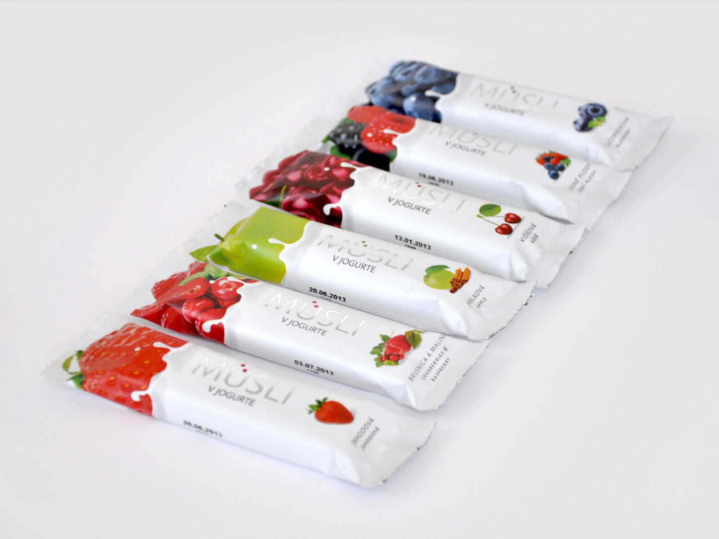 10 Tekmar Muesli Healthy Cereal Bars Cherry Wild Berry Blackcurrant 30g 1.06oz