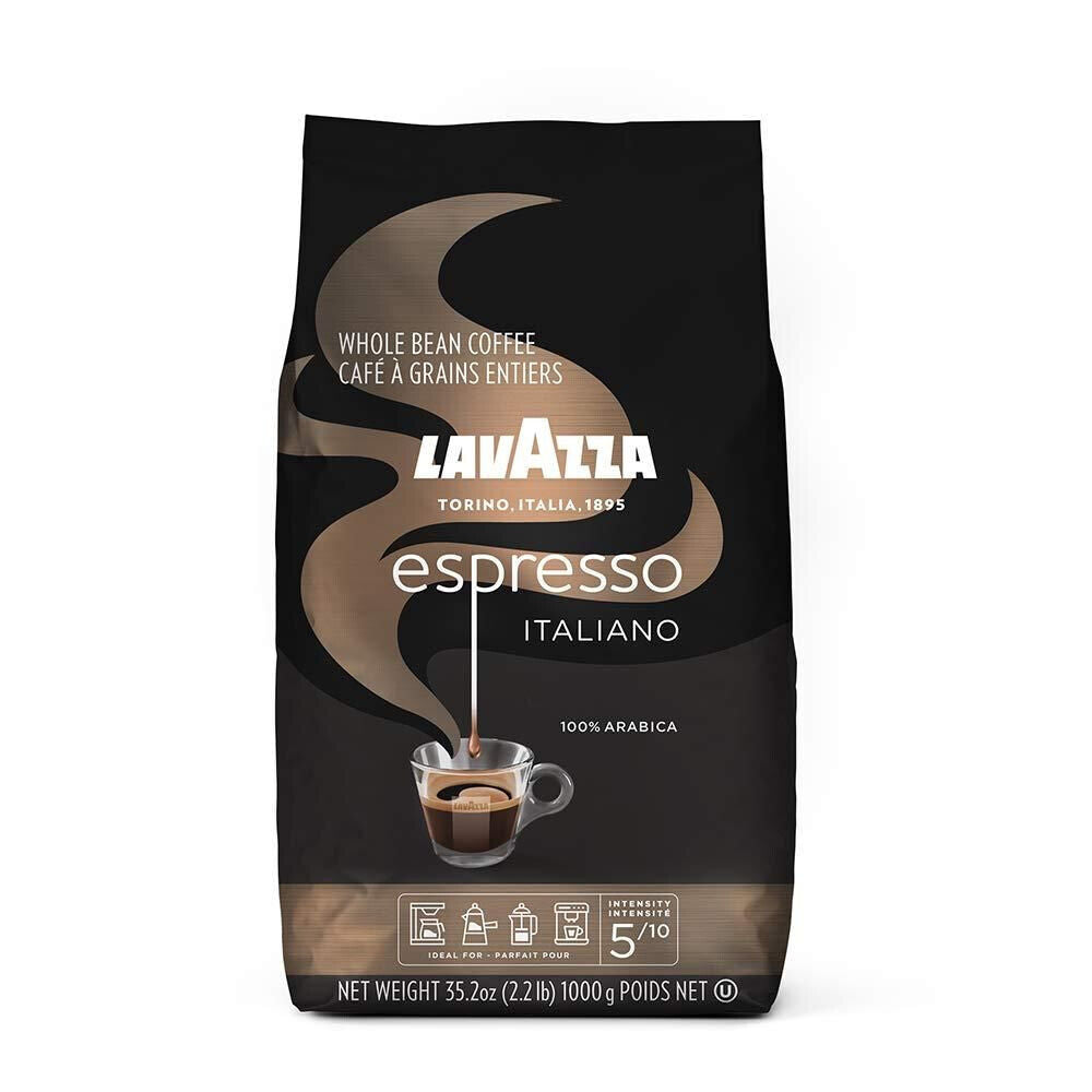 LAVAZZA CAFFE ESPRESSO Coffee Beans Premium Arabica Italian Product 1kg 35oz