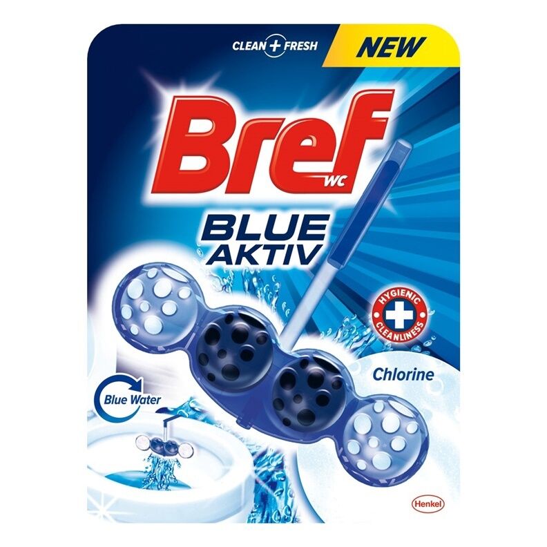 BREF WC Toilet Hangers Cleaners Rim Blocks CLEAN + FRESH Hygiene Power Aktiv