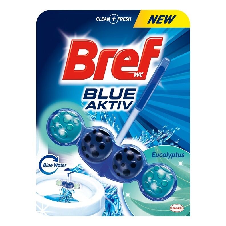 BREF WC Toilet Hangers Cleaners Rim Blocks CLEAN + FRESH Hygiene Power Aktiv