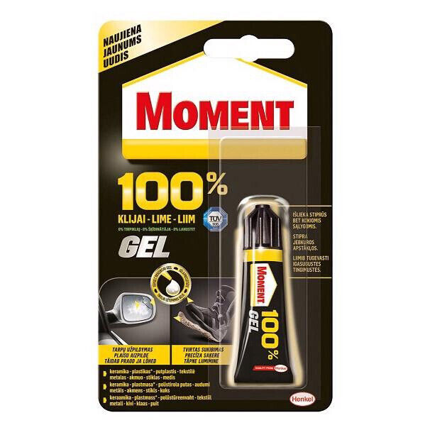 MOMENT UNIVERSAL 100% GEL Super Glue Waterproof Extra Strong Instant Adhesive 8g
