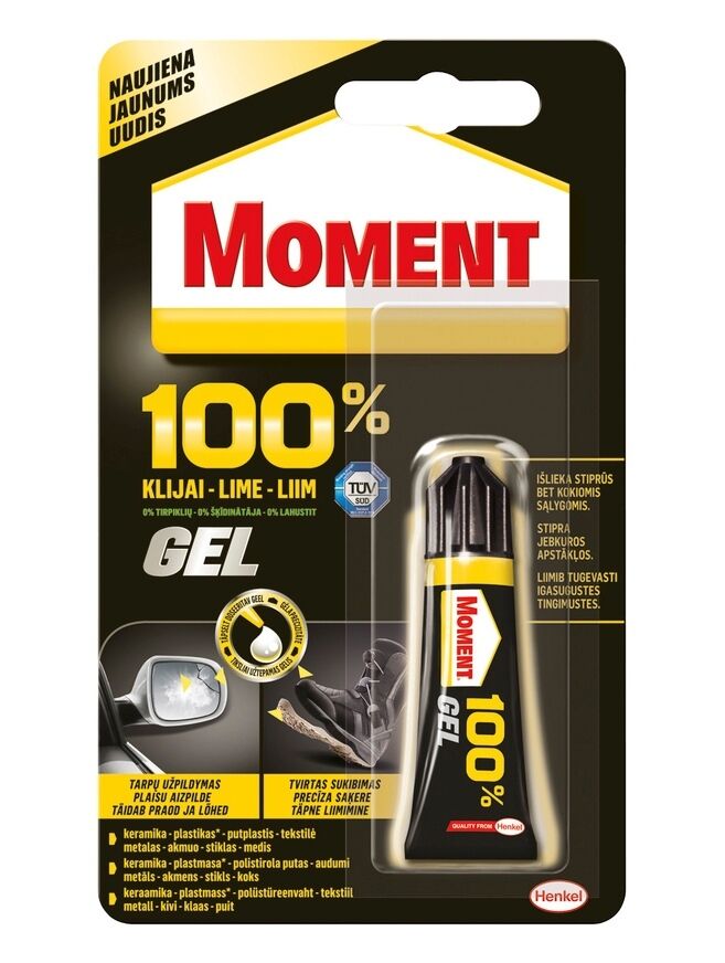 MOMENT UNIVERSAL 100% GEL Super Glue Waterproof Extra Strong Instant Adhesive 8g