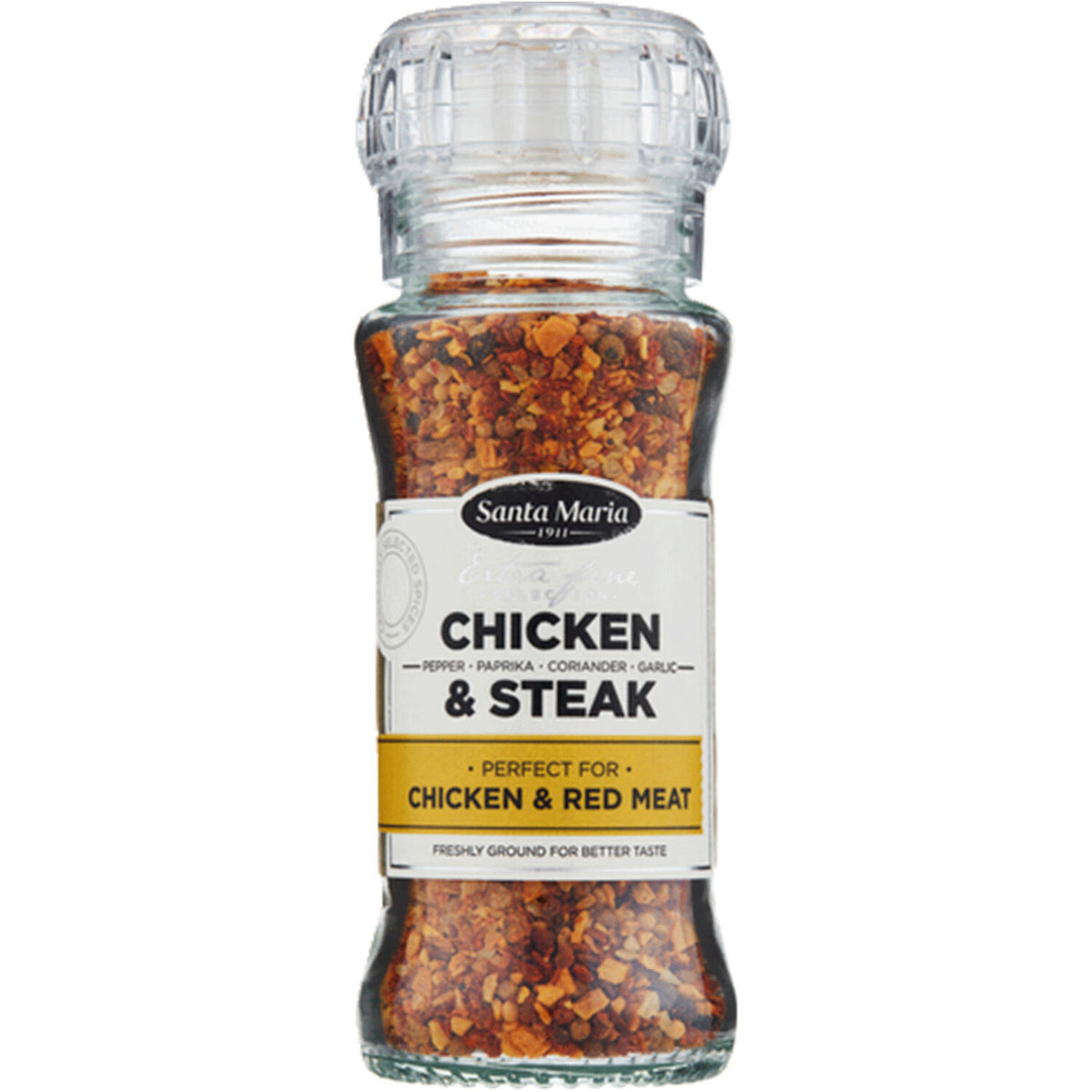 SANTA MARIA CHICKEN & STEAK Seasoning Extra Fine Spice Grinder 75g 2.65oz