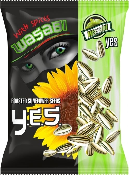 YES Roasted Spiced Sunflower Seeds Snacks Chili Lemon Cheese Onion Flavors Mix