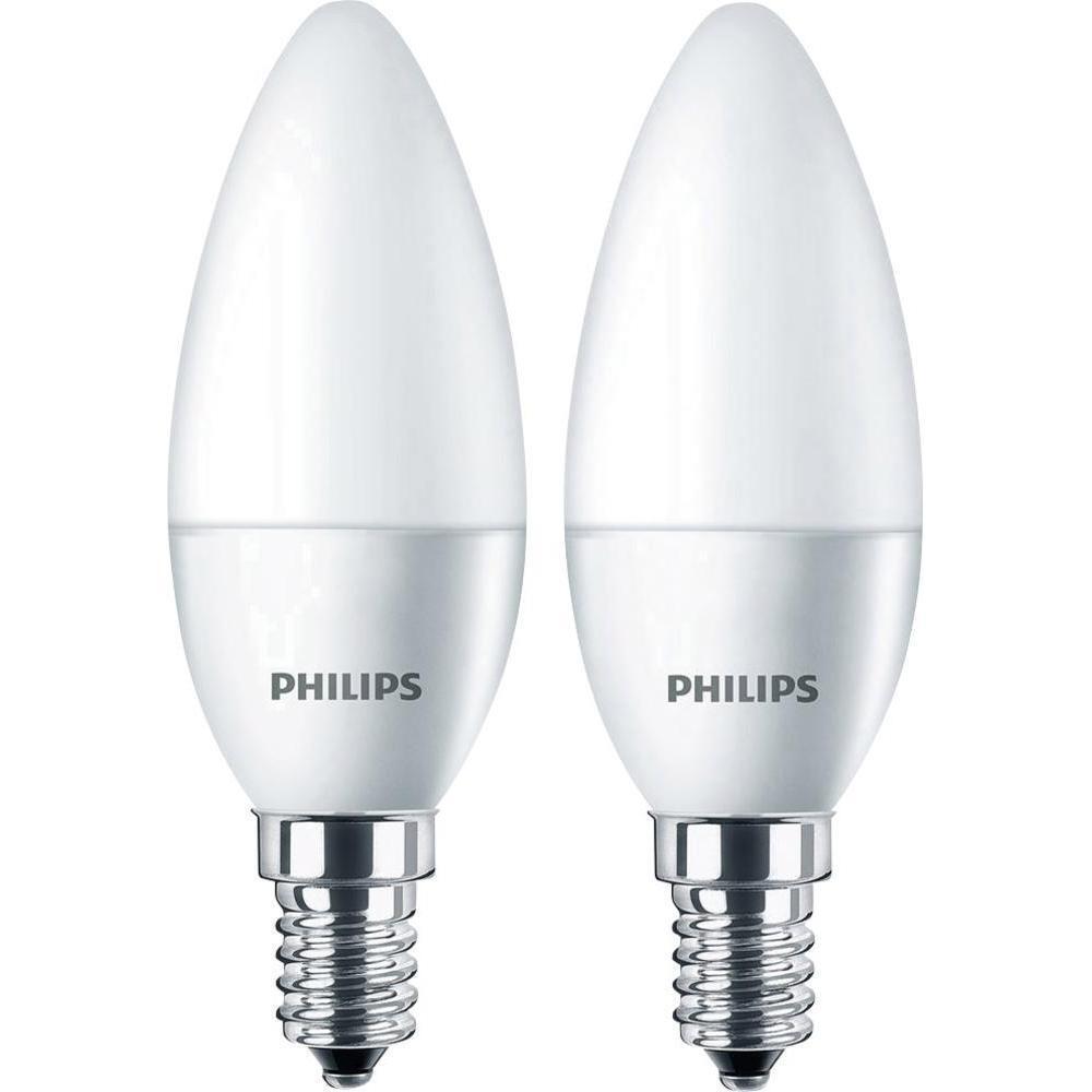 Philips LED 2x 4W Candle Set E14 Warm White (25W) 8718696475201