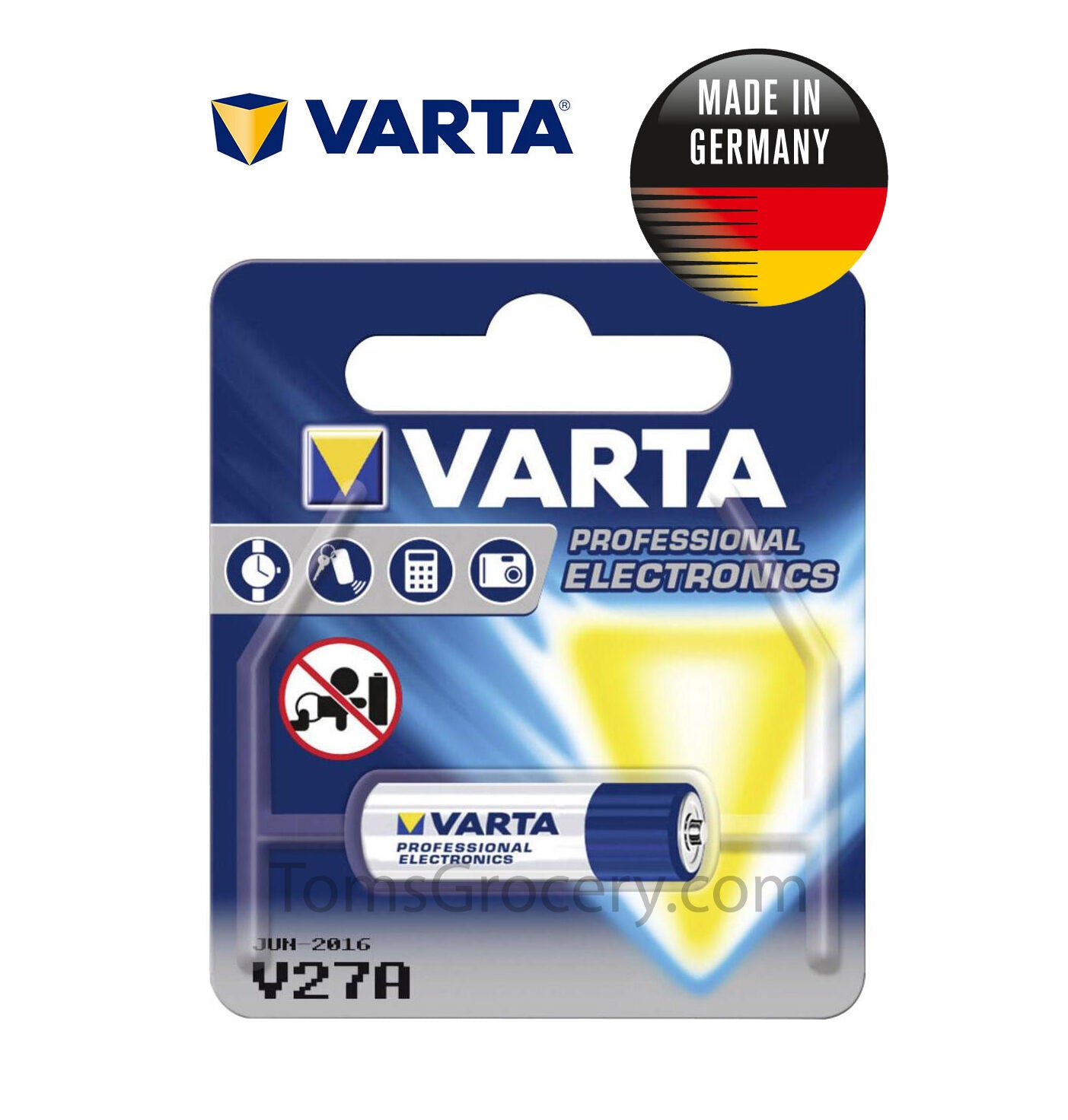 3 x VARTA Professional V27A 4227 27A A27 12V German Alkaline Battery