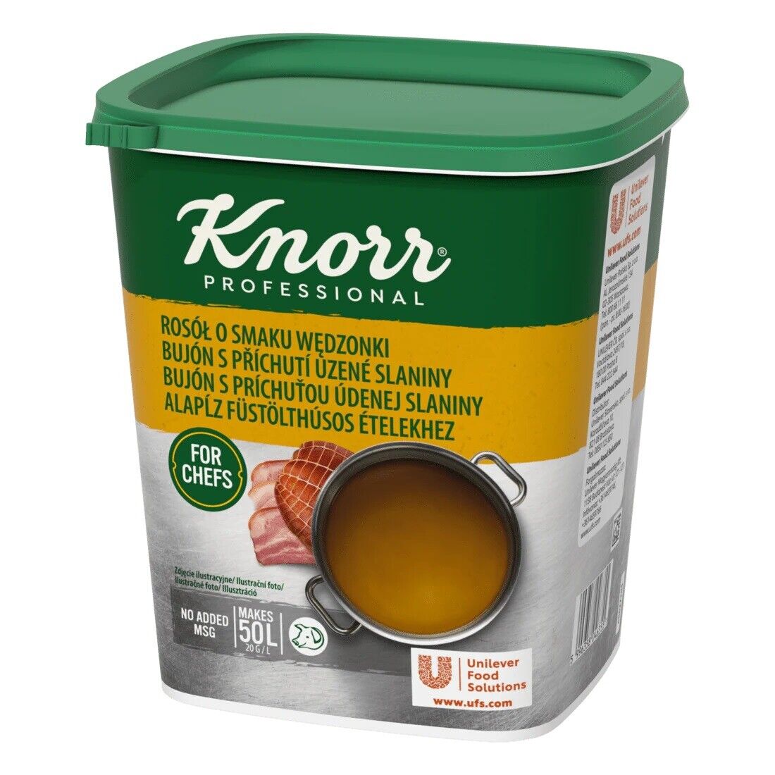 KNORR PROFESSIONAL FOR CHEFS Smoked Bacon Broth Soup Bouillon Preparation 1kg