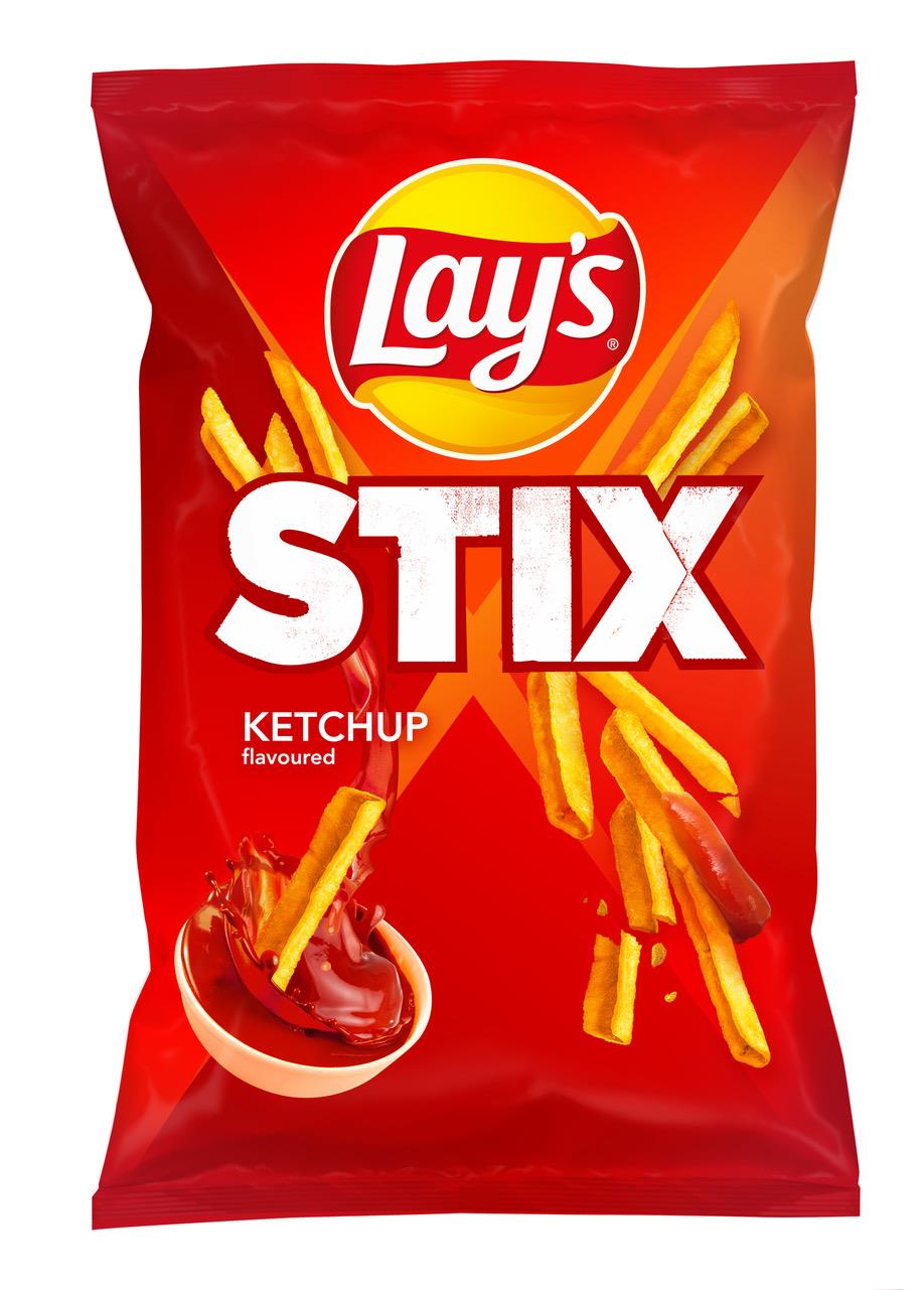 5 LAYS STIX KETCHUP Flavor Potato Chips Crisps Snacks Bags 130g 4.5oz