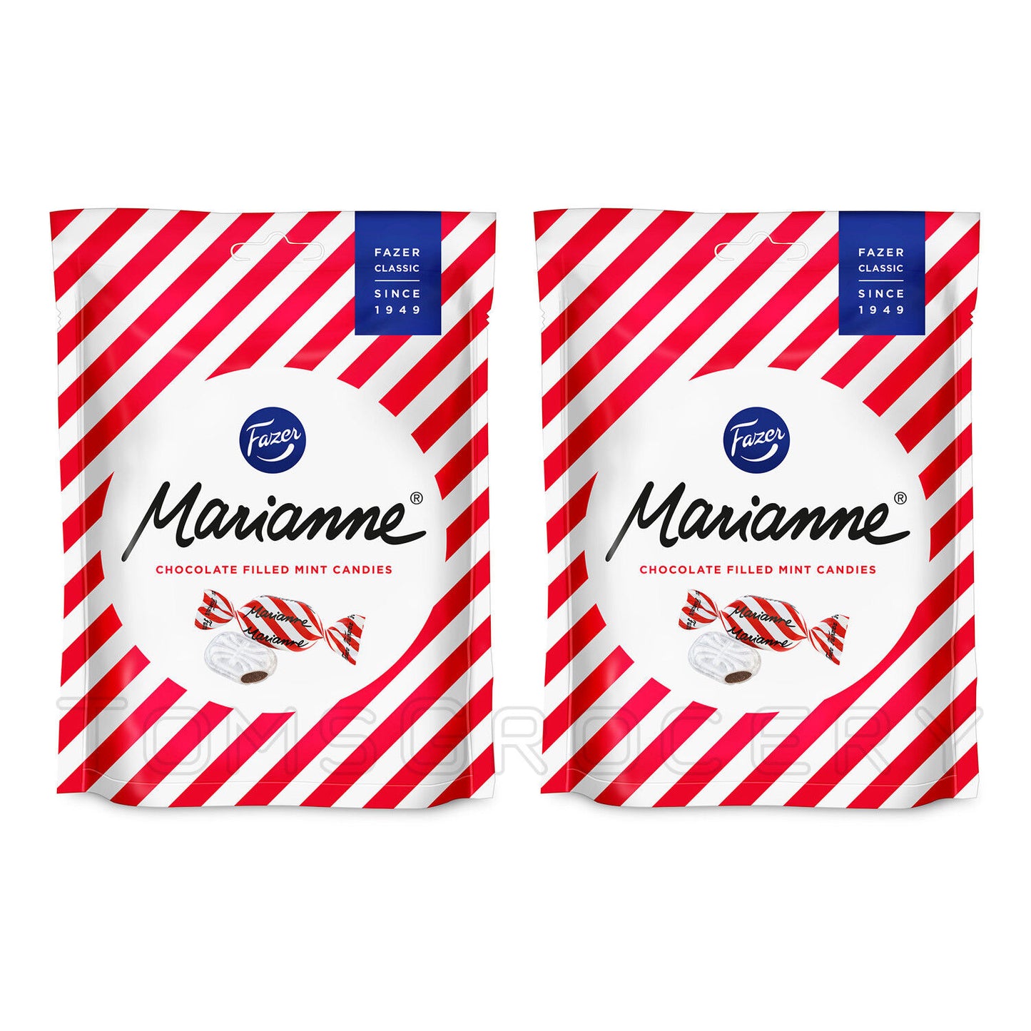 2 FAZER MARIANNE Chocolate Filled Mint Candies Scandinavian Sweets 120g 4.2oz