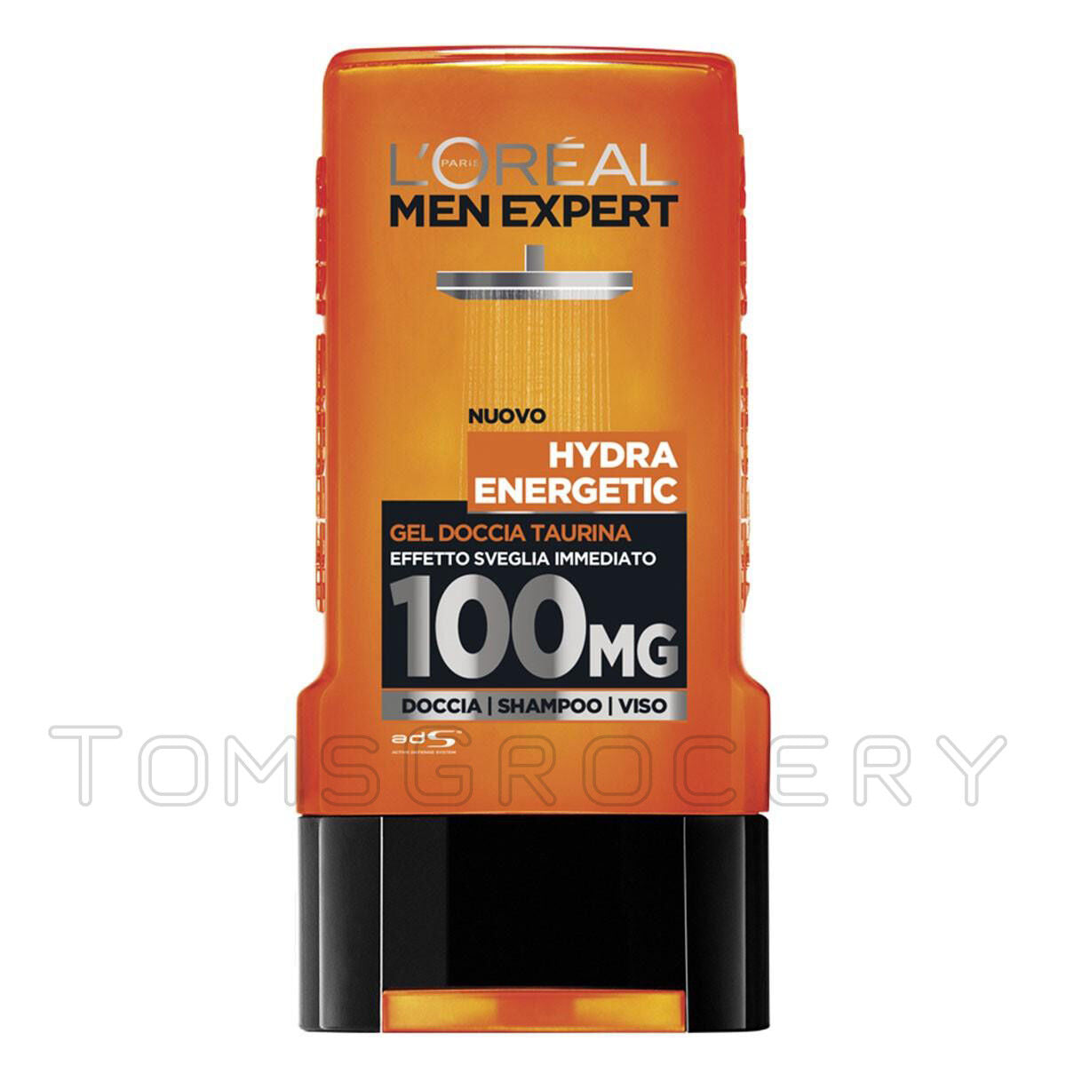 5 LOREAL MEN EXPERT HYDRA ENERGETIC Taurine Shower Gel Bottles 300ml 10fl oz