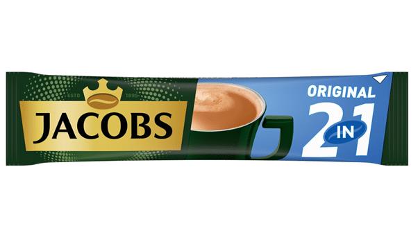 JACOBS Original 2in1 Instant Coffee Sticks Bag (10 servings) 140g 4.9oz