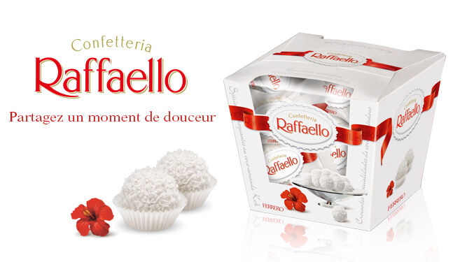 FERRERO RAFFAELLO Crispy & Creamy Almond Coconut Candy Box 150g 5.3oz