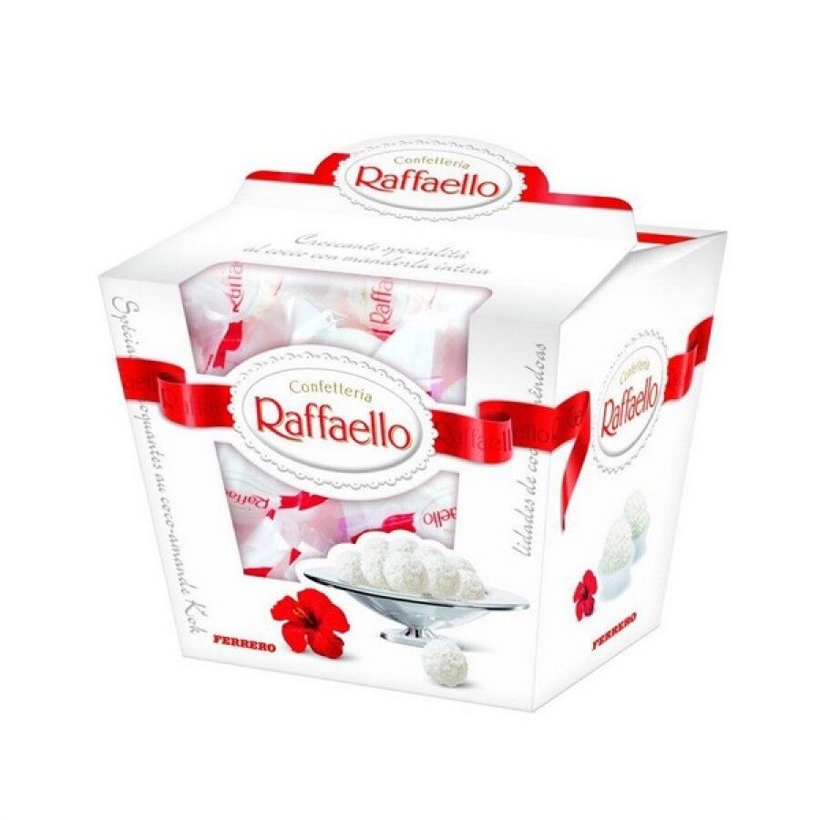 FERRERO RAFFAELLO Crispy & Creamy Almond Coconut Candy Box 150g 5.3oz