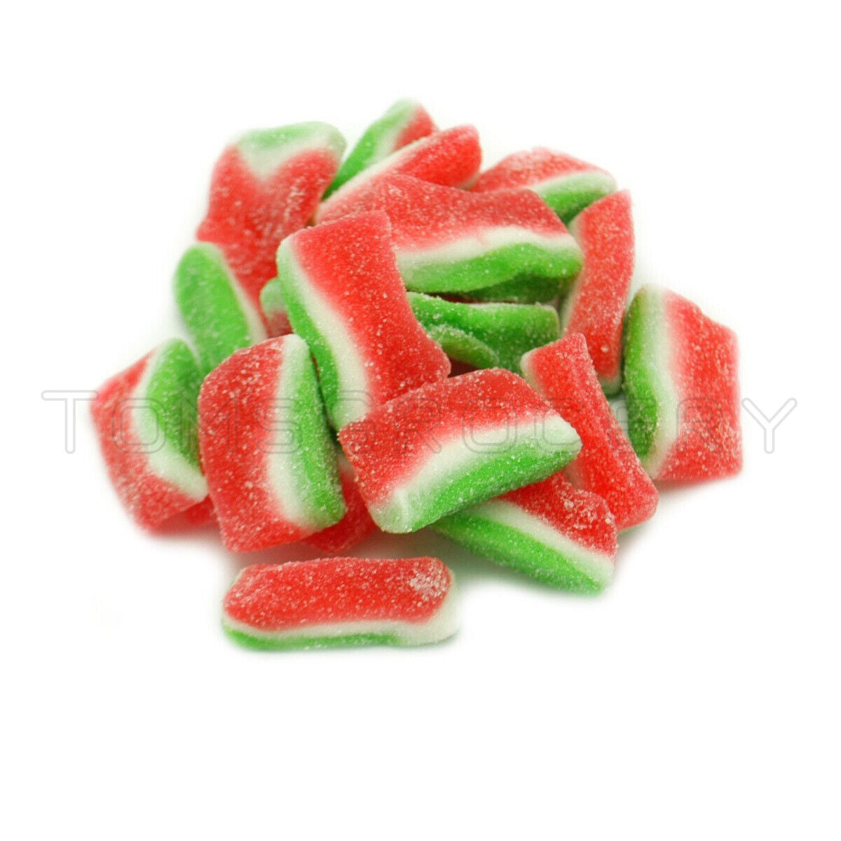 Watermelon Slices Sugar Coated Refreshing Gummi Candy Gluten Free Bulk Sweets