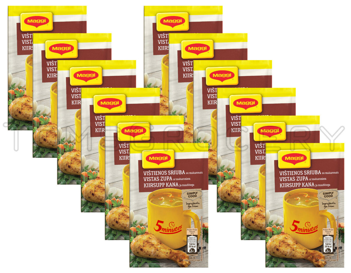 MAGGI Instant Chicken Soup with Noodles 12 x 12g