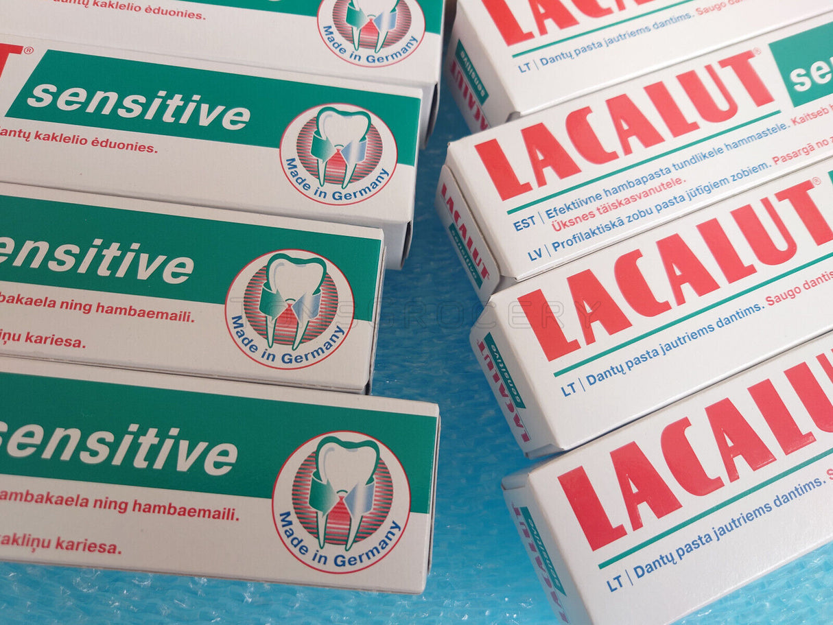 8 LACALUT SENSITIVE Daily Toothpaste Made in Germany 75ml