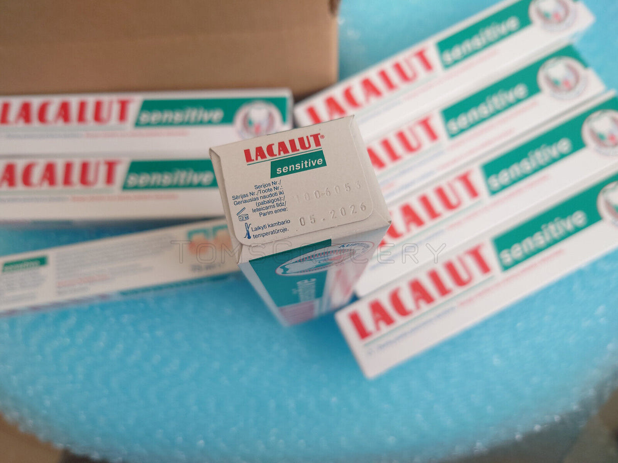 8 LACALUT SENSITIVE Daily Toothpaste Made in Germany 75ml