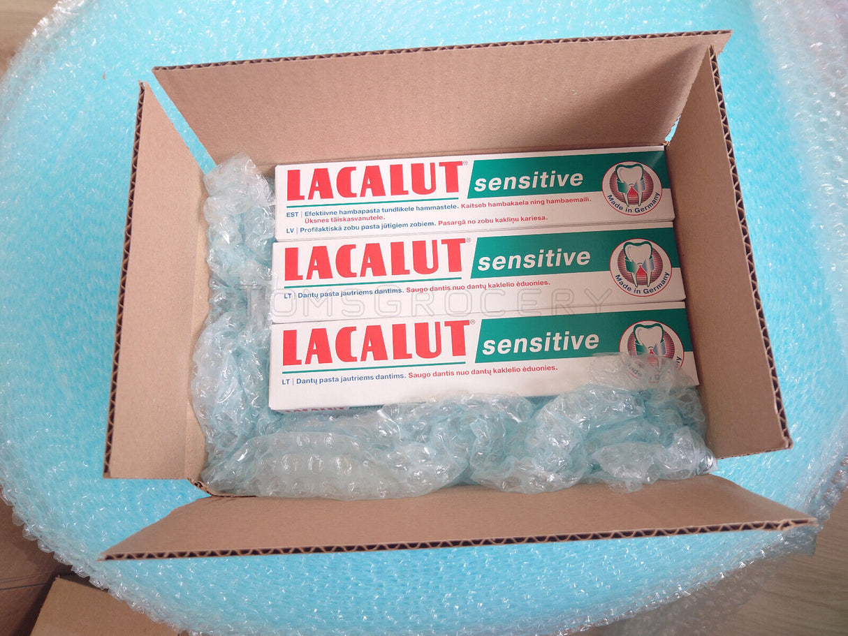 8 LACALUT SENSITIVE Daily Toothpaste Made in Germany 75ml