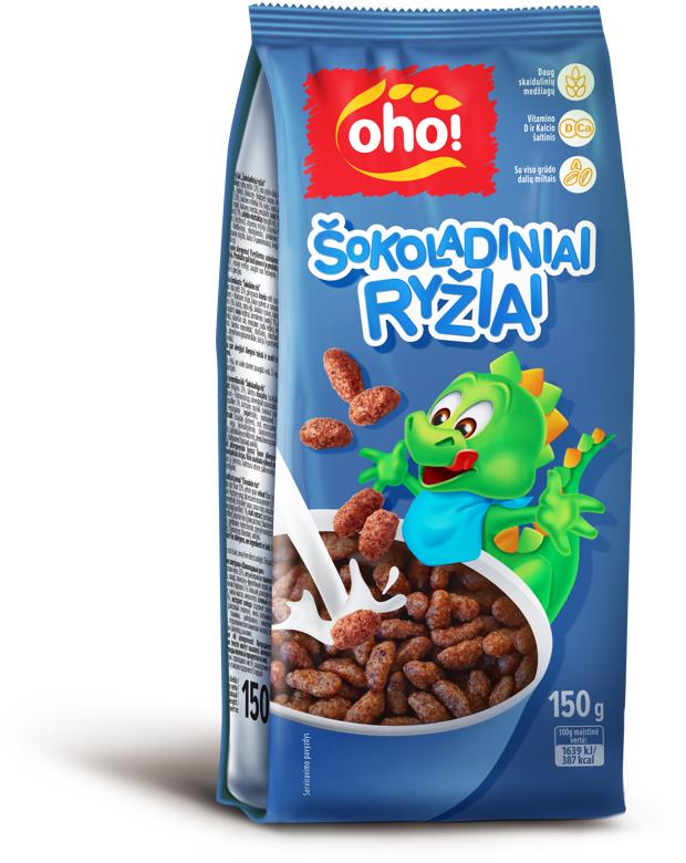 10 BAGS OHO Breakfast Cereals Assorted Flavors