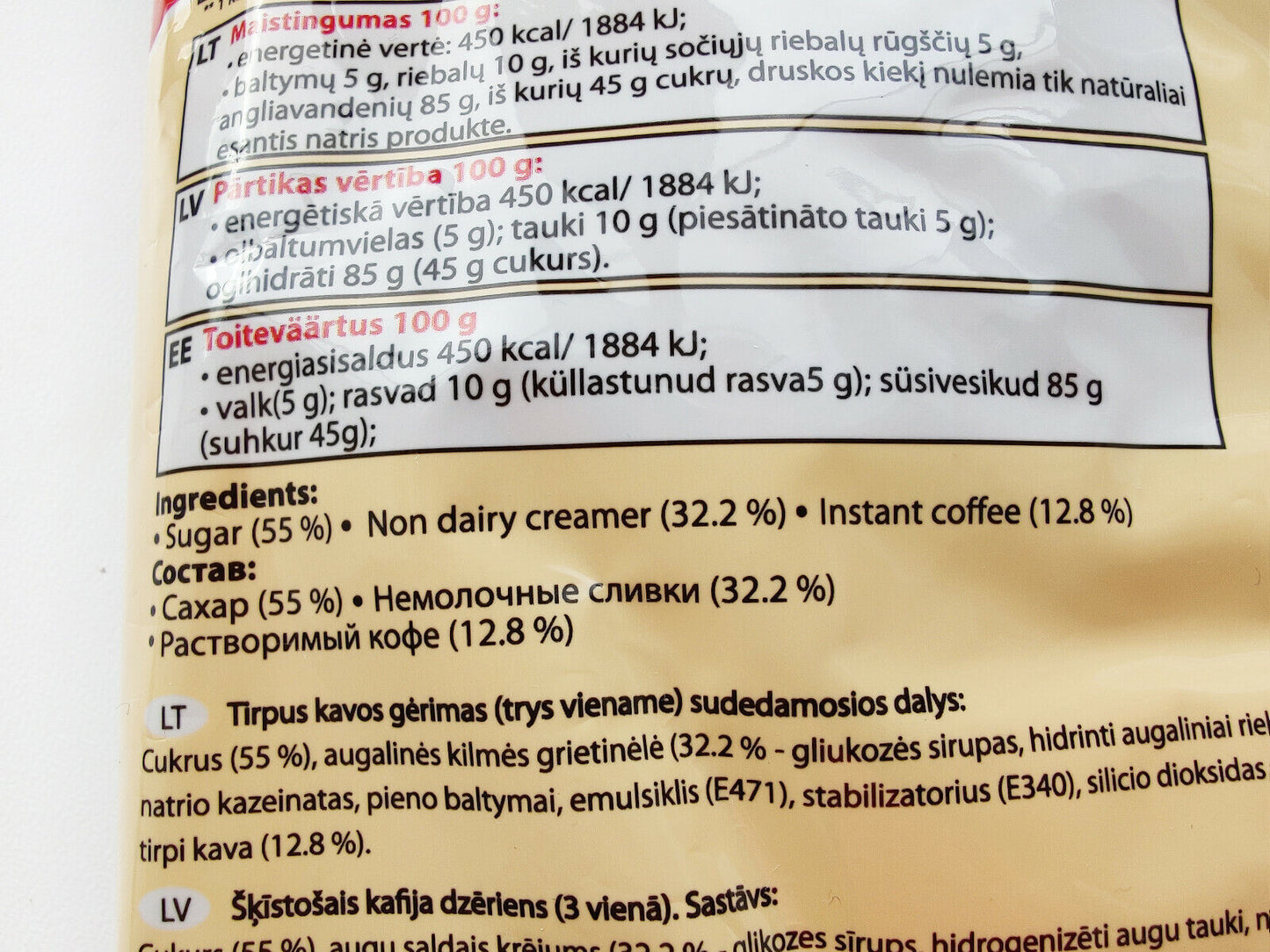 40 MacCoffee Original 3in1 Instant Coffee & Creamer Sachets