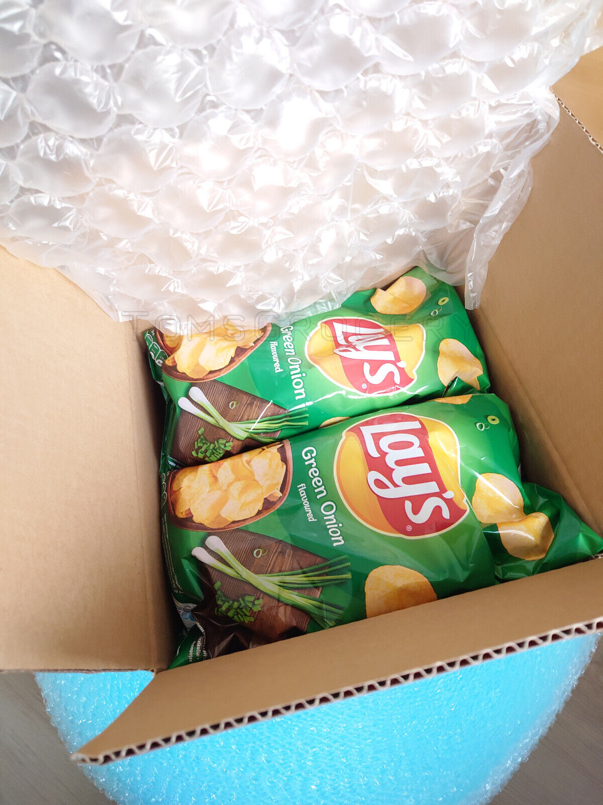 5 LAYS GREEN ONION Flavor Potato Chips 130g 4.6oz
