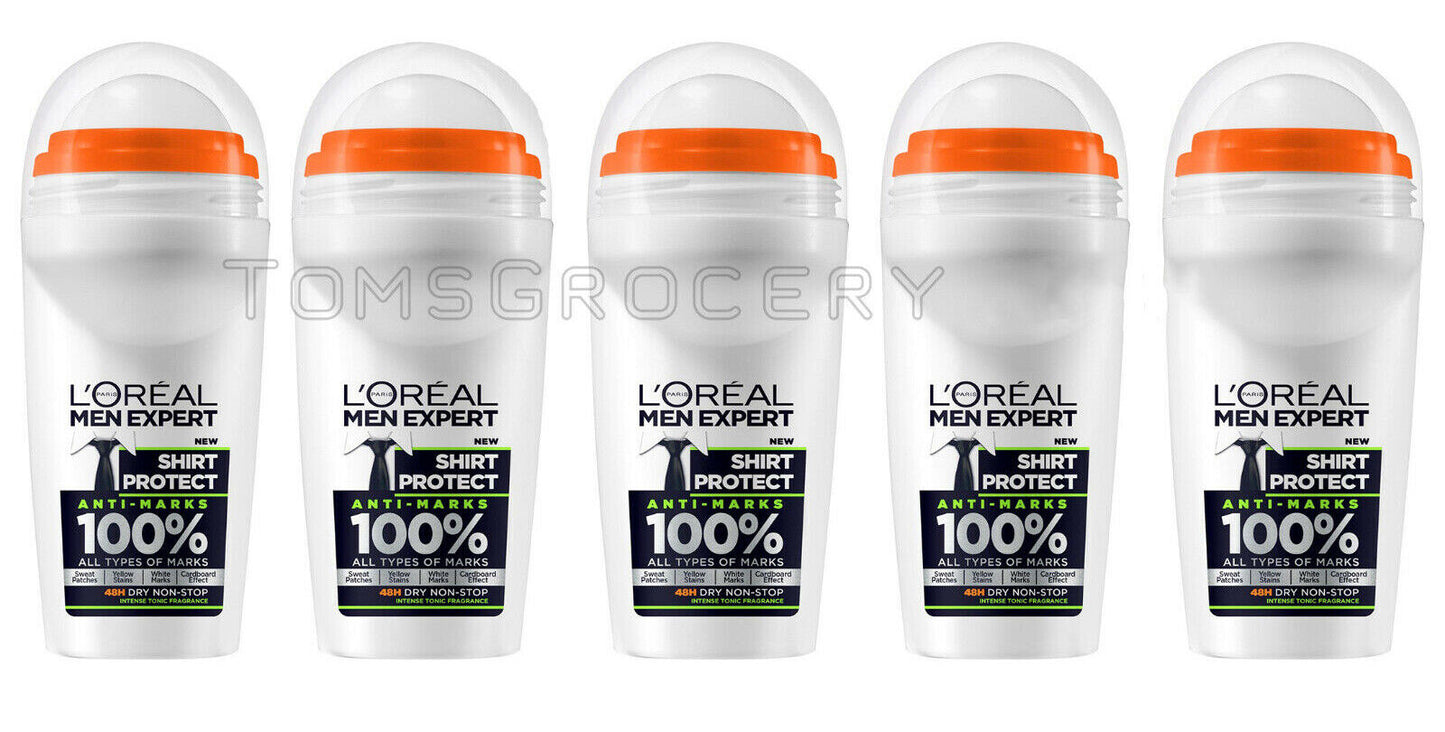 L'OREAL Men Expert Roll On Deodorants Anti Marks Invincible Sport Loreal