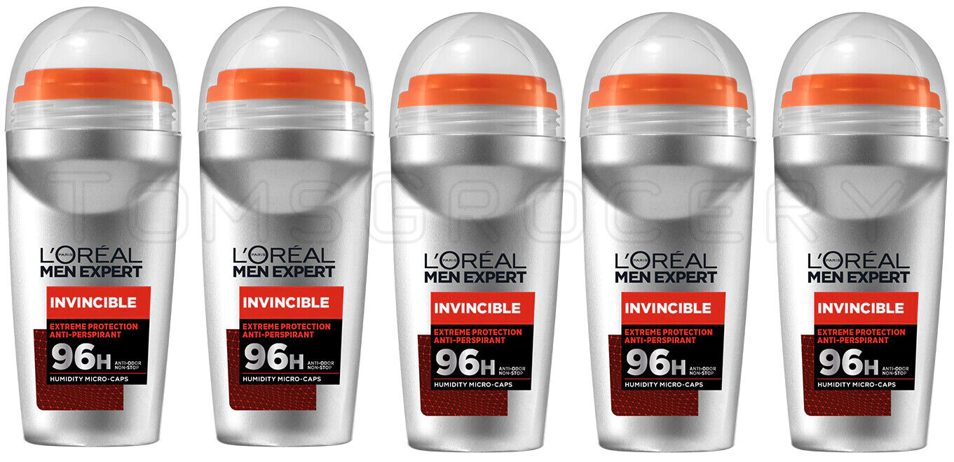 L'OREAL Men Expert Roll On Deodorants Anti Marks Invincible Sport Loreal