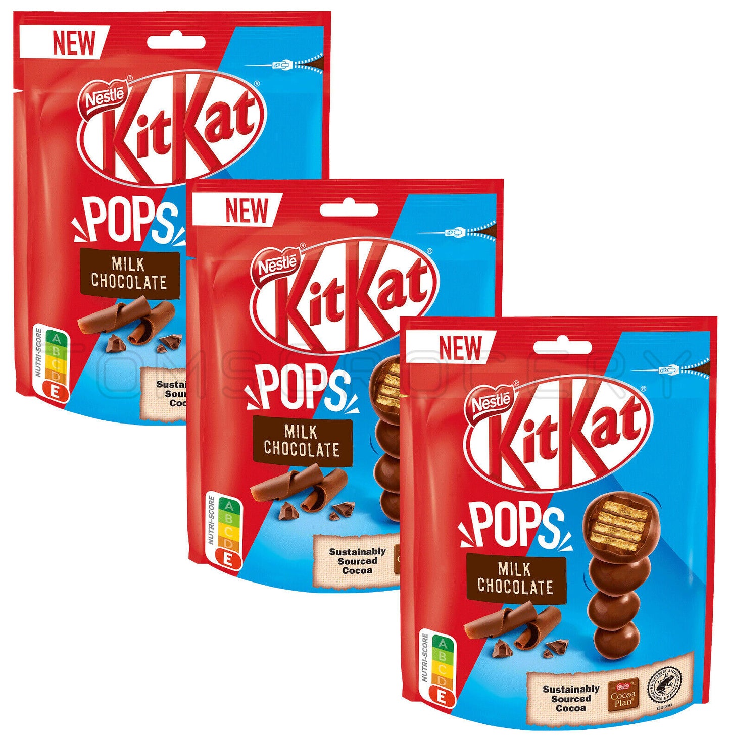 3 KIT KAT POPS Milk Chocolate Chocolate Balls with Wafer 140g 4.9oz