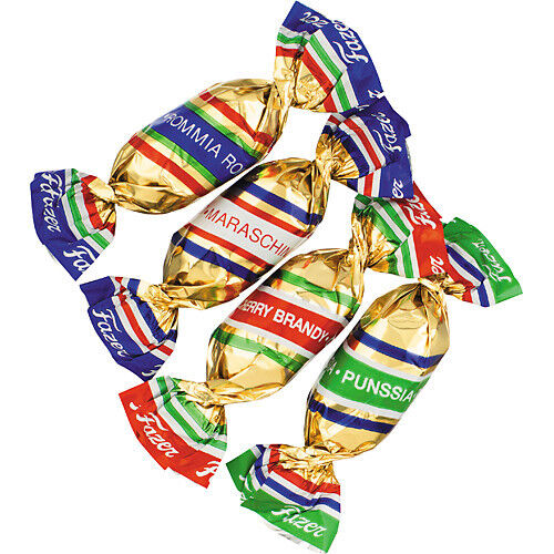 4 FAZER LIQUEUR FILLS Rum Punch Cherry Brandy Filled Chocolates 150g 5.3oz