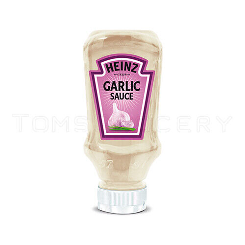 3 HEINZ GARLIC SAUCE Bottles 420g 14.8 oz